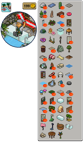 Reinserito affare stanza Città del Futuro nel catalogo su Habbo Hb1210